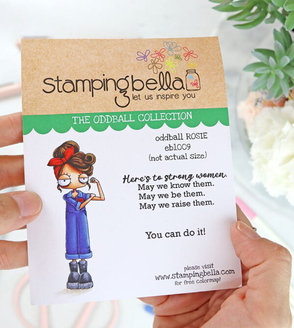Sello Oddball Rosie de Stamping Bella