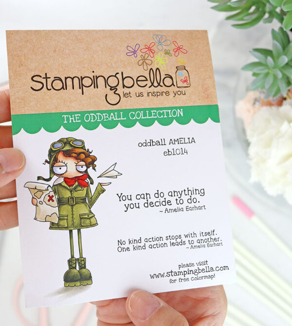 Sello Oddball Amelia de Stamping Bella