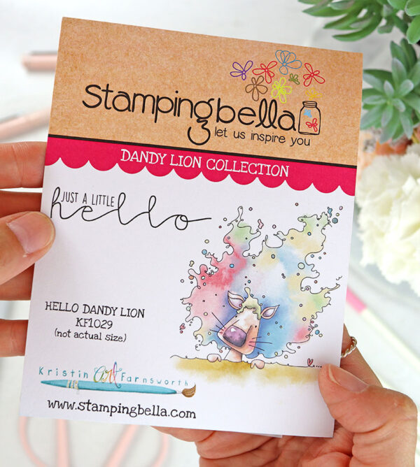 Sello Dandy Lion Hello de Stamping Bella