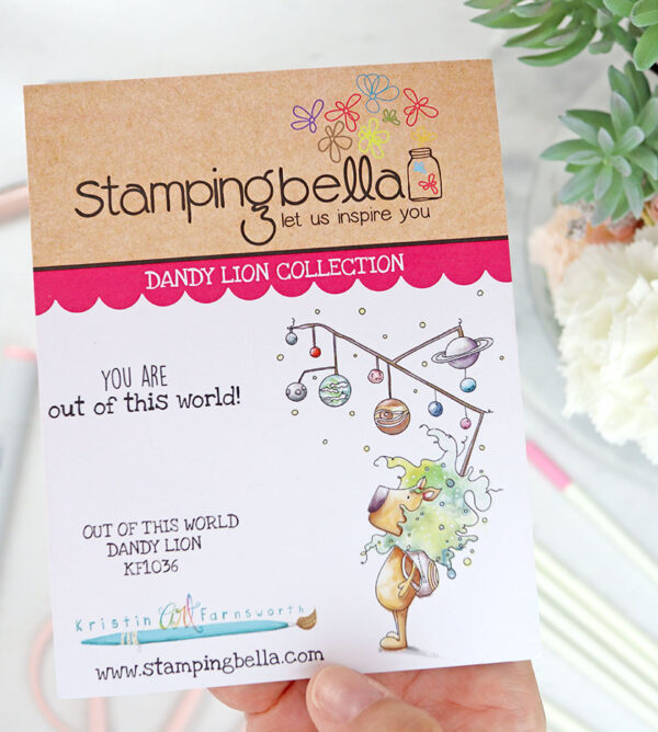 Sello Dandy Lion Out of this World de Stamping Bella