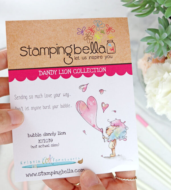 Sello Dandy Lion Bubble de Stamping Bella