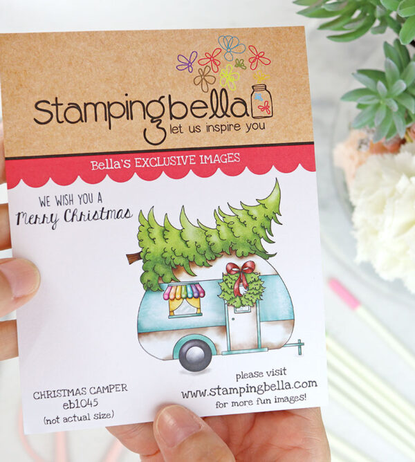 Sello Christmas Camper de Stamping Bella