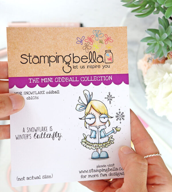 Sello Mini Oddball Snowflake de Stamping Bella