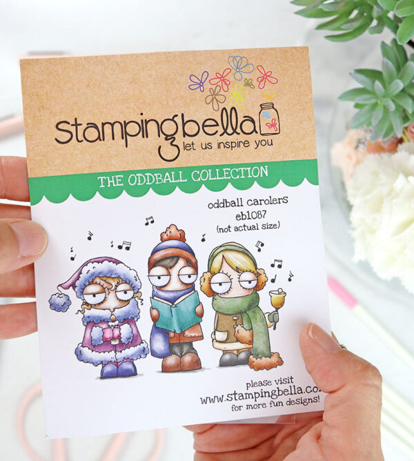 Sello Oddball Carolers de Stamping Bella
