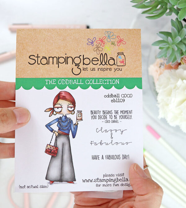 Sello Oddball Coco de Stamping Bella