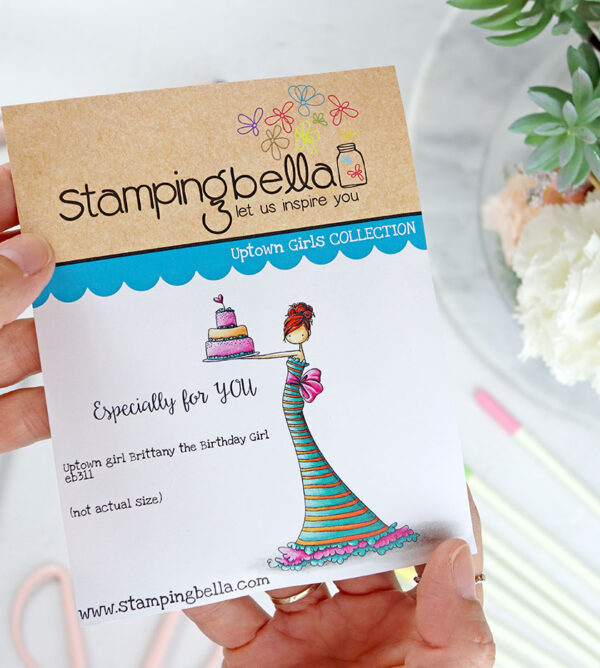Sello Brittany the Birthday Girl de Stamping Bella