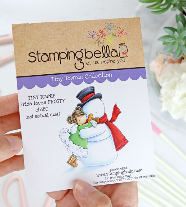 Sello Frida Loves Frosty de Stamping Bella