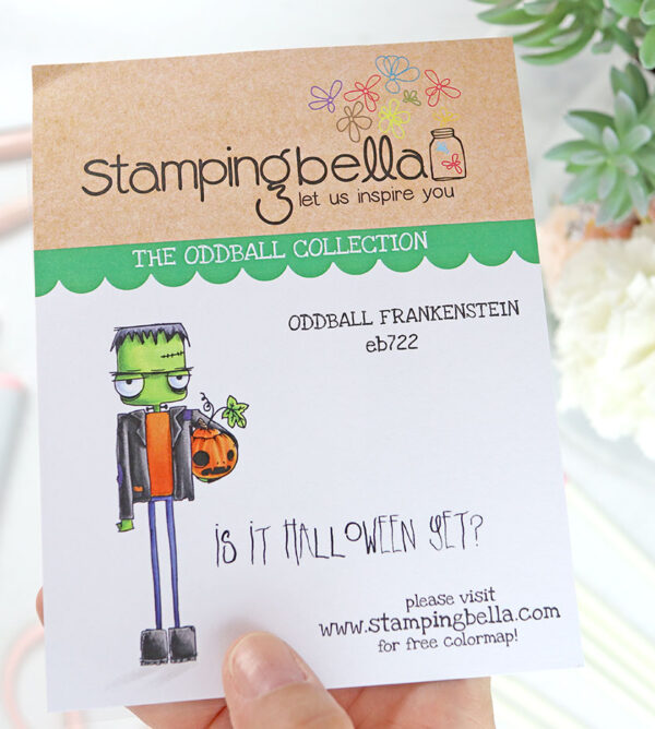 Sello Oddball Frankenstein de Stamping Bella