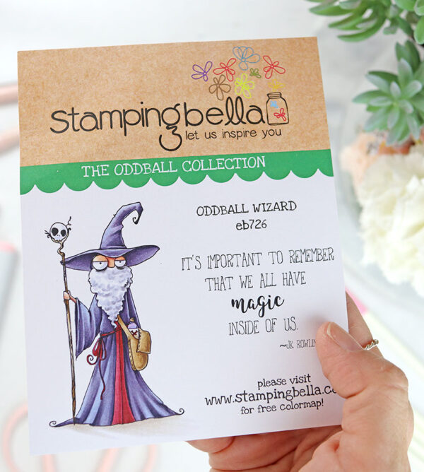 Sello Oddball Wizard de Stamping Bella
