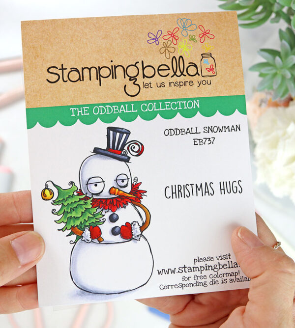 Sello Oddball Snowman de Stamping Bella