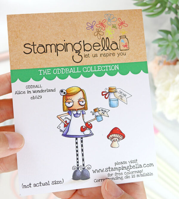 Sello Oddball Alice in Wonderland de Stamping Bella