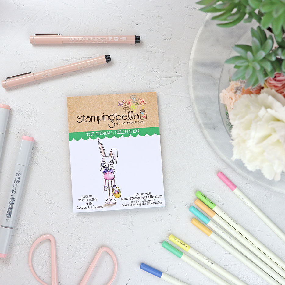 Sello Oddball Easter Bunny de Stamping Bella - Imagen 3