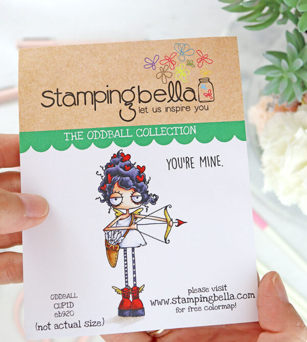 Sello Oddball Cupid de Stamping Bella