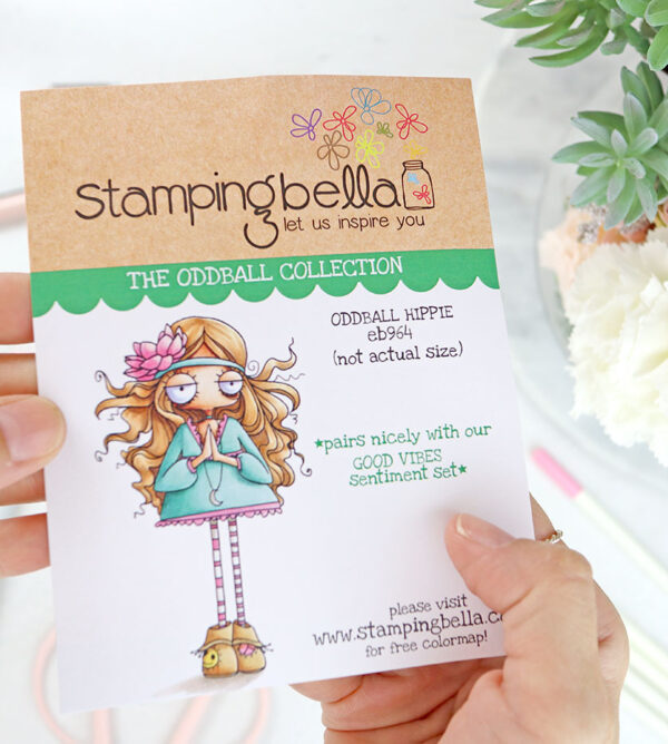 Sello Oddball Hippie de Stamping Bella