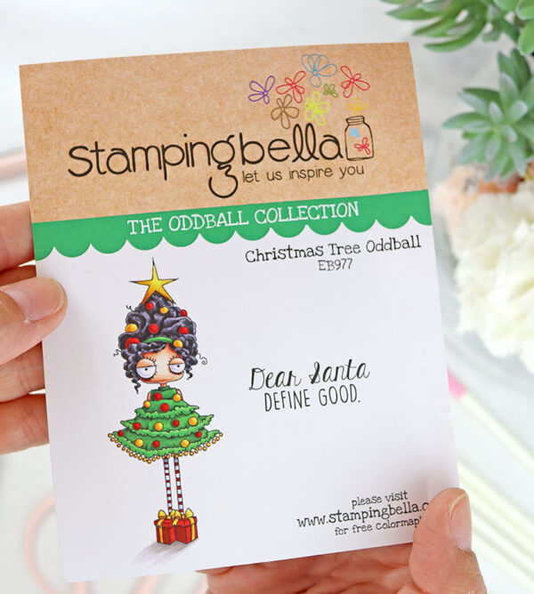 Sello Oddball Christmas Tree de Stamping Bella