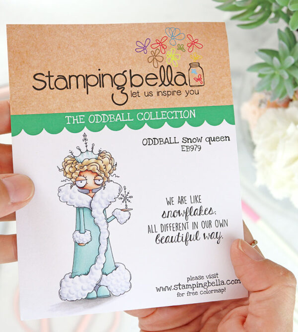 Sello Oddball Snow Queen de Stamping Bella