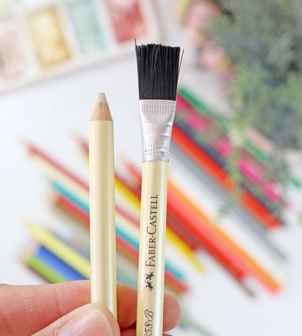 Lápiz borrador con cepillo de Faber-Castell