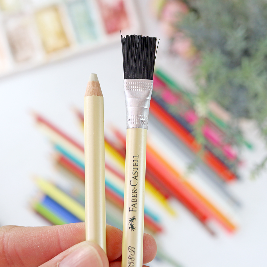 Lápiz borrador con cepillo de Faber-Castell