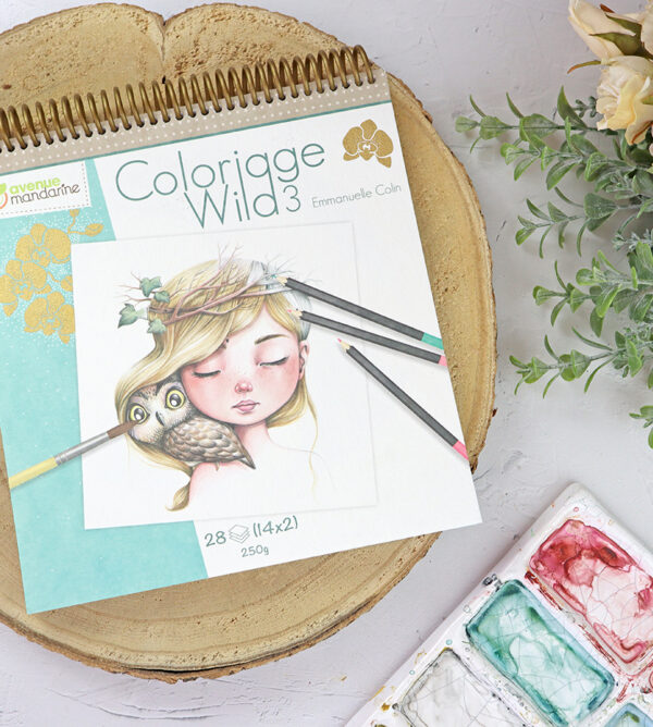 Wild 3 | Libro para colorear de Avenue Mandarine