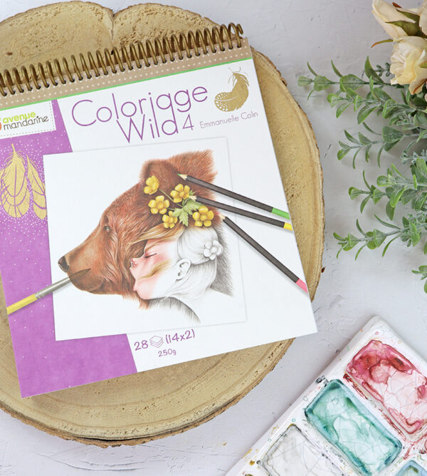 Wild 4 | Libro para colorear de Avenue Mandarine