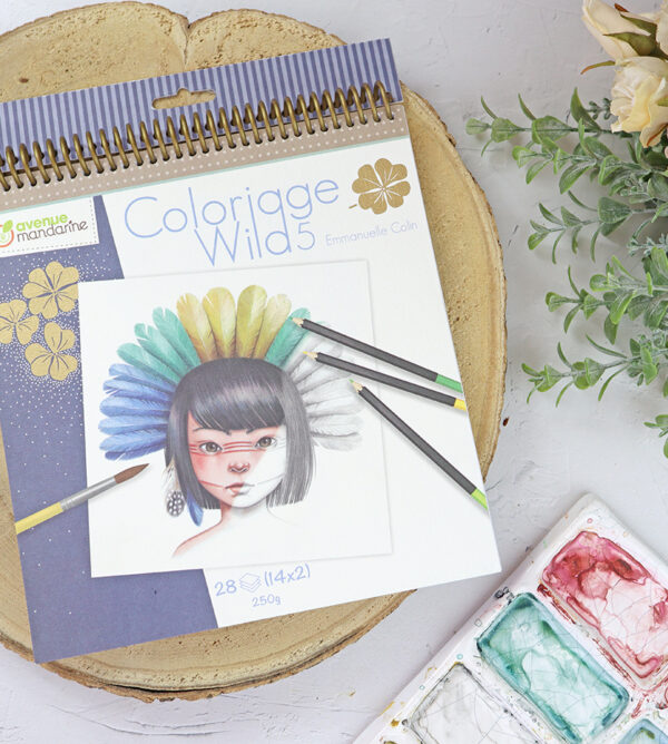Wild 5 | Libro para colorear de Avenue Mandarine