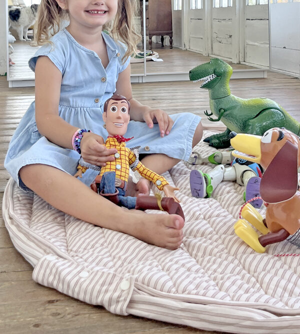 Manta-Saco Play & Go Organic Listas