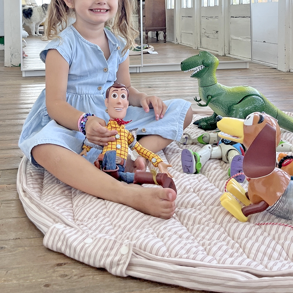 Manta-Saco Play & Go Organic Listas