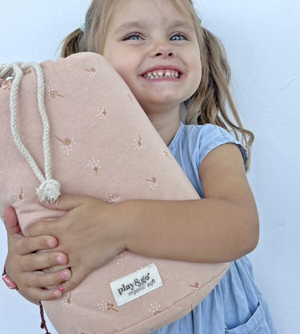 Manta-Saco Play & Go Organic Flores