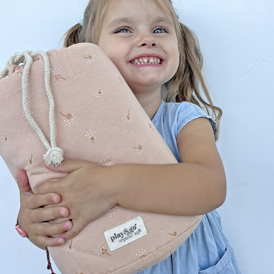 Manta-Saco Play & Go Organic Flores