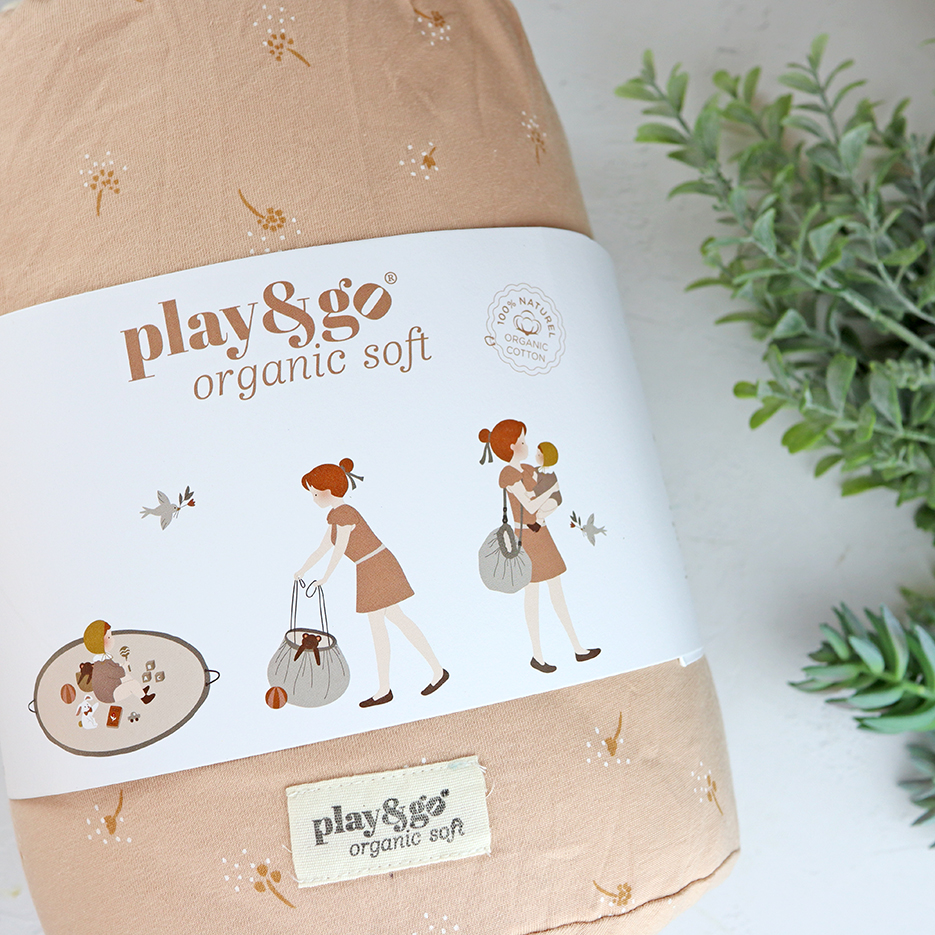Manta-Saco Play & Go Organic Flores - Imagen 2