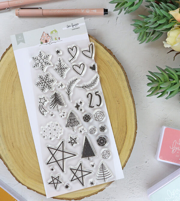 Set de sellos Detalles navideños de Lora Bailora