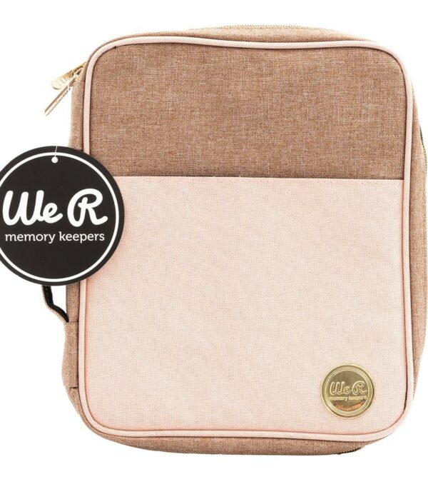 Bolso marrón y rosa para scrap de We R