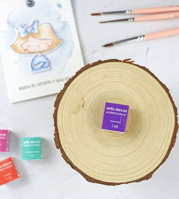 1/2 godet acuarela Lavender Artis Decor