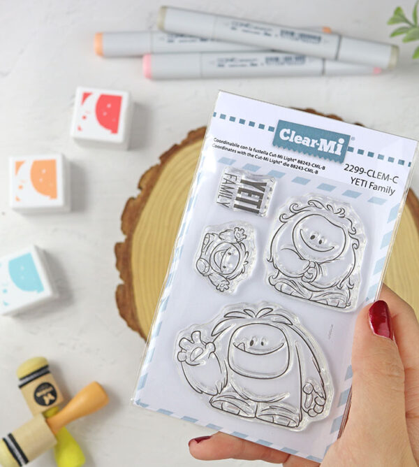 Set de sellos Yeti Family de ClearMi