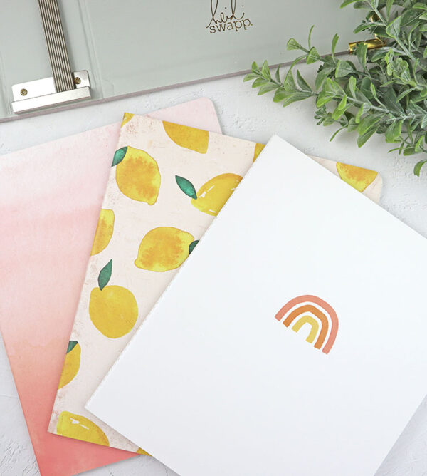 Set de 3 cuadernos Planner para carpeta Storyline de Heidi Swapp