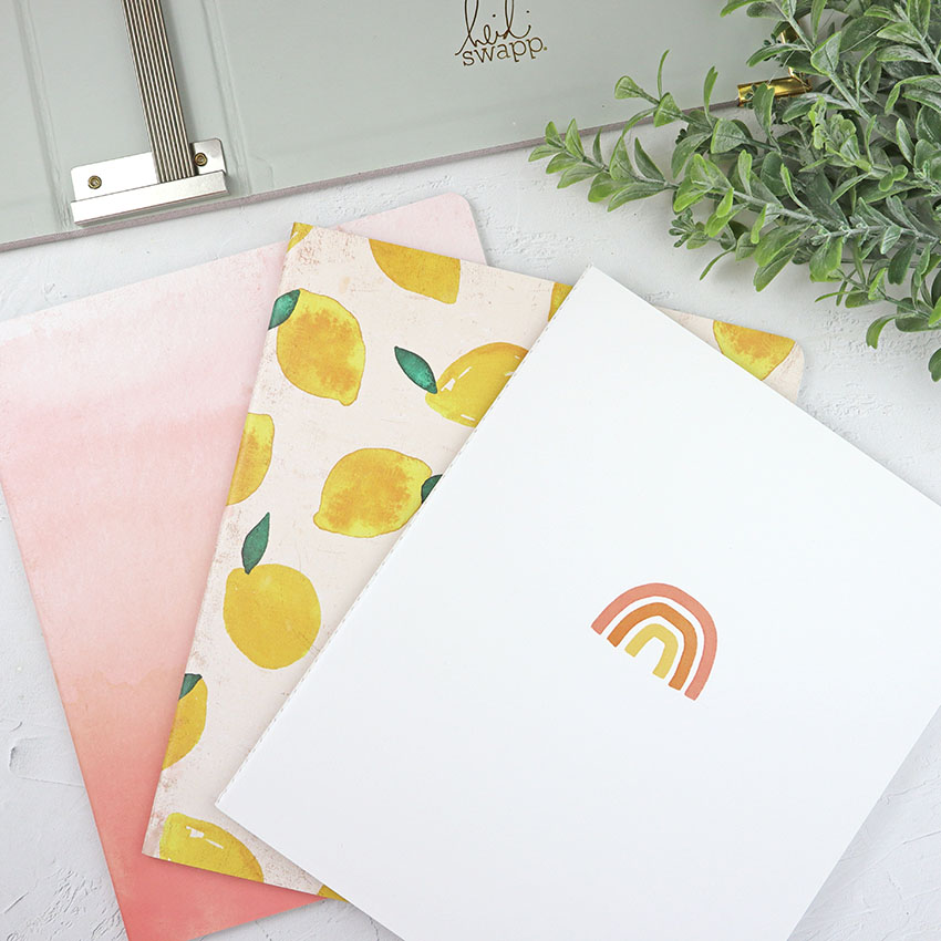 Set de 3 cuadernos Planner para carpeta Storyline de Heidi Swapp