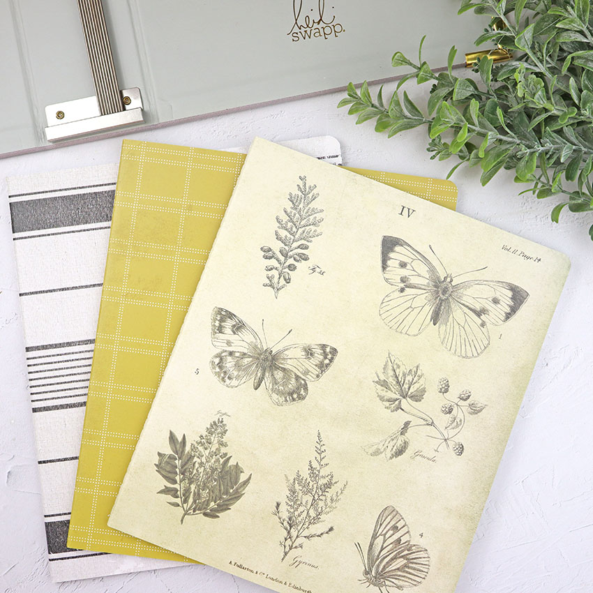 Set de 3 cuadernos Journaler para carpeta Storyline de Heidi Swapp