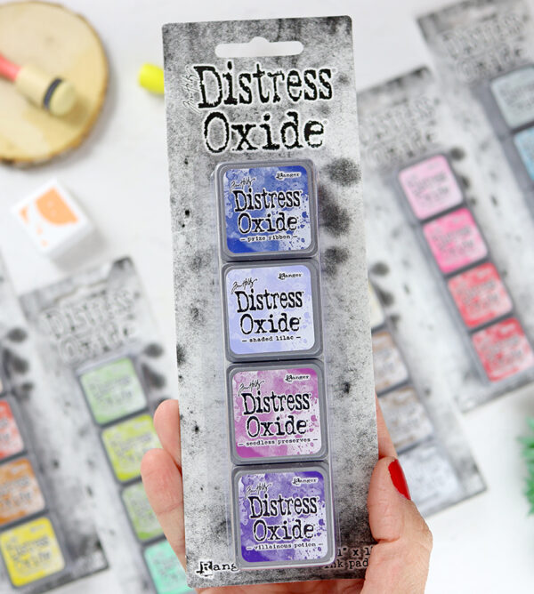 Kit mini tintas Malvas Distress Oxide de Ranger