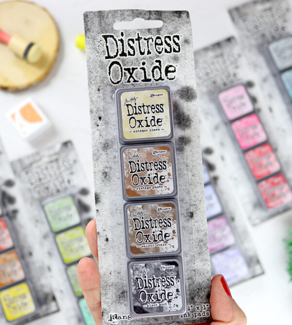 Kit mini tintas Neutros Distress Oxide de Ranger