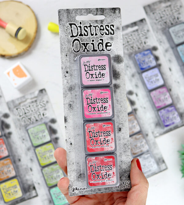 Kit mini tintas Rosas Distress Oxide de Ranger