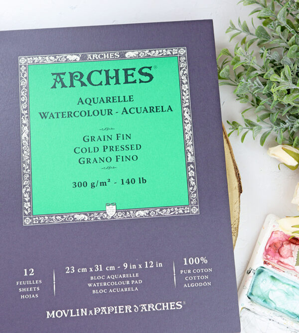 Papel para acuarela Grano Fino de Arches