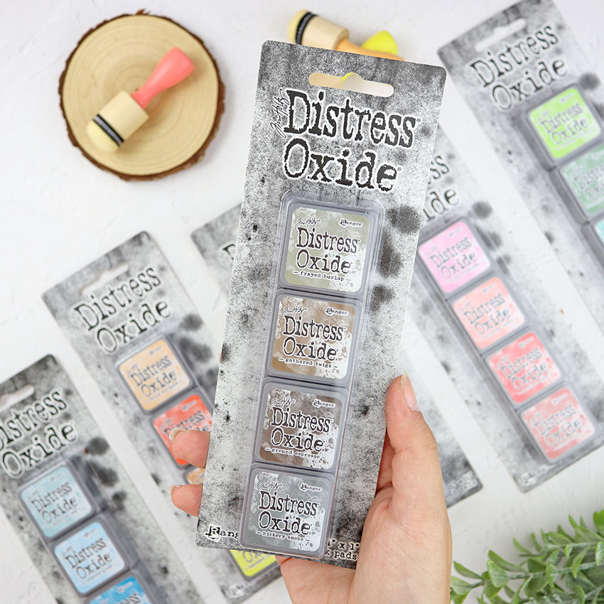 Kit mini tintas Clásicos Distress Oxide de Ranger
