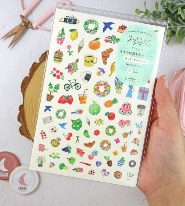 Pegatinas para agenda Motivos de Midori