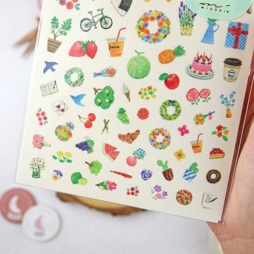 Pegatinas para agenda Motivos de Midori - Imagen 2