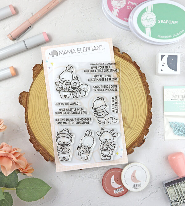 Set de sellos A Little Wish de Mama Elephant