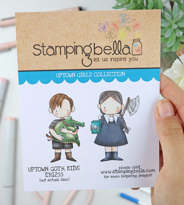 Sello Uptown Goth Kids de Stamping Bella