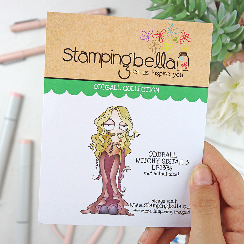 Sello Oddball Witchy Sistah 3 de Stamping Bella