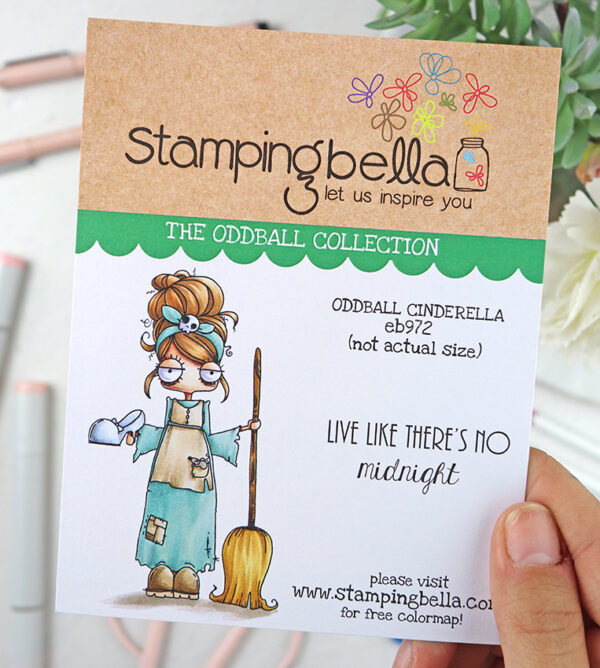 Sello Oddball Cinderella de Stamping Bella