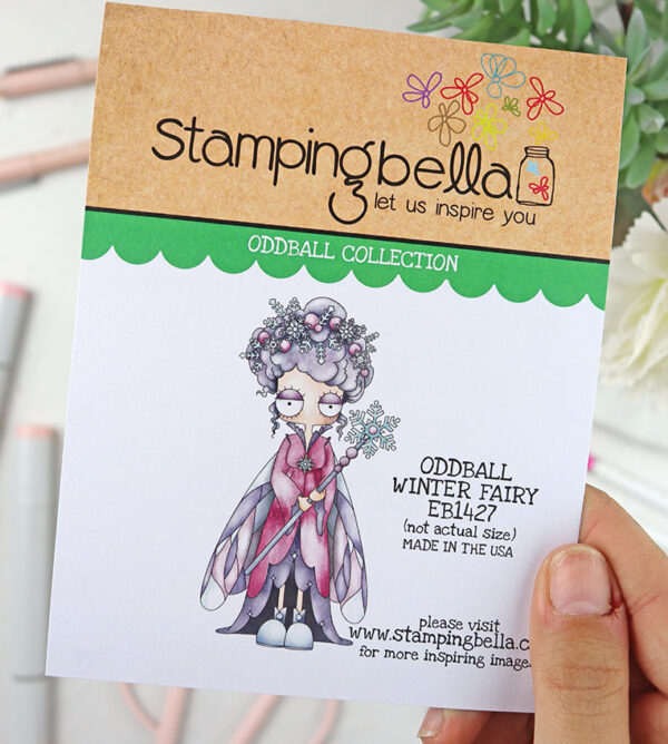 Sello Oddball Winter fairy de Stamping Bella