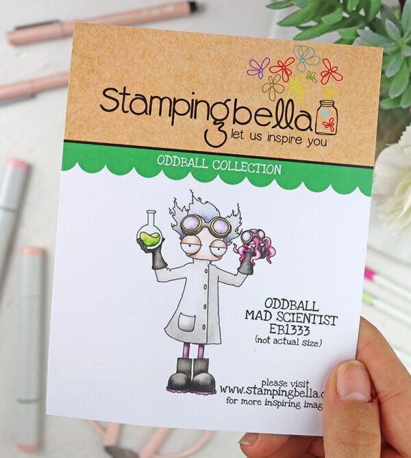 Sello Oddball Mad Scientist de Stamping Bella